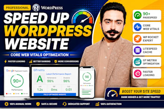 speed up wordpress website and improve core web vitals
