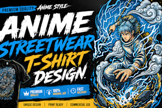 anime t shirt design