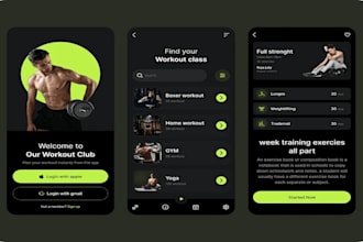 develop app and website for gyms, workouts health yoga and fitness