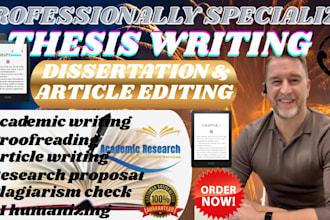 write and edit research,thesis,dissertation and case study