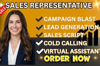sales closer sales representative high ticket sales lead generation sales person