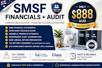prepare your smsf financial statements and audit