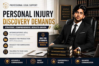 draft personal injury discovery packages