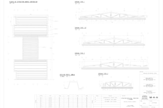 professional architectural  structural drawing sets