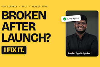 fix, secure and deploy your lovable, bolt, base44 or replit app