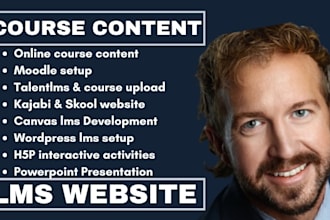 create course content in moodle, canvas lms, kajabi, wordpress lms, skool, h5p