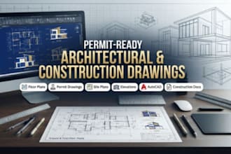create permit ready architectural and construction drawings
