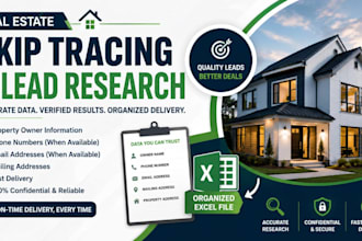 provide accurate skip tracing for USA real estate leads