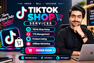 setup tik tok shop, tik tok affiliate and tiktok shop ads