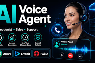 build an ai voice agent using livekit, openai, twilio, sip and webrtc