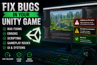fix bugs in your unity game