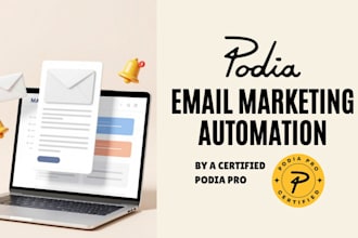 set up podia email marketing automation for your website