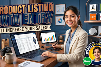 do ecommerce product listing and product upload