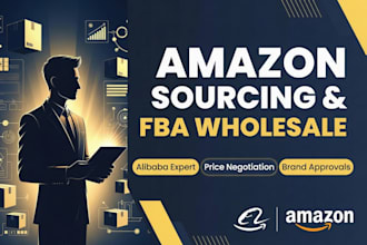 be your amazon fba product sourcing agent and alibaba supplier expert
