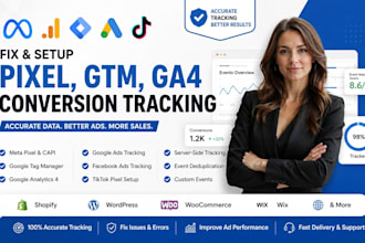 fix google meta pixel facebook ads gtm, ga4, conversation tracking api expert