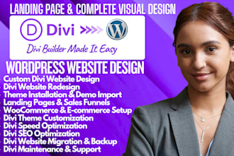 be divi expert for wordpress divi website, divi theme design and divi builder