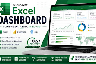 create microsoft excel dashboard