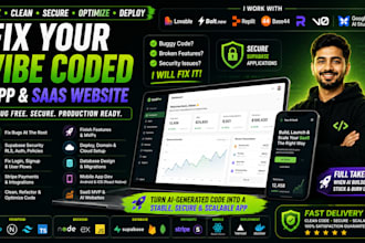 fix your replit bolt loveable and google ai studio vibe code cleanup expert