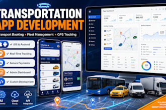 develop modern transportation management app transport booking mobile app