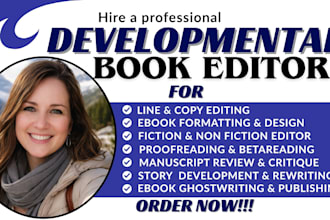 provide developmental editing,manuscript critique,story assessment for romantasy