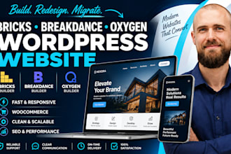 build or redesign bricks breakdance oxygen wordpress website