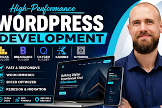 build bricks breakdance oxygen wordpress website redesign and woocommerce