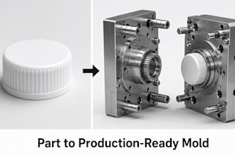 design injection mold cad models for manufacturing and 3d printing