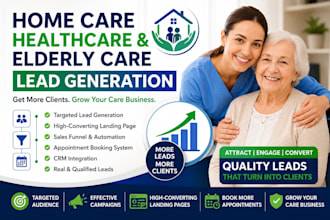 create a professional home care, healthcare, or elderly care website