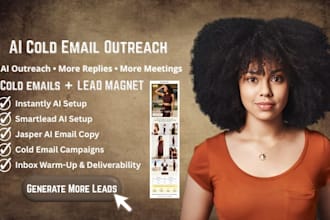 set up instantly ai smartlead ai or jasper ai for cold email outreach