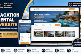 vacation rental website direct booking short term rental airbnb website lodgify