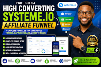 build a high converting systeme io affiliate sales funnel