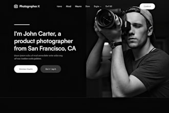 build squarespace photography website, portfolio, wedding, art gallery website