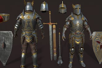 bannerlord, skyrim, bg3, l4d2, elden ring, fallout, witcher 3 model assets armor