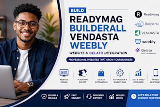 build readymag builderall vendasta weebly website and gelato integration
