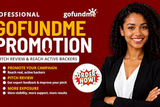promote gofundme campaign, gofundme campaign pitch review reach active backers