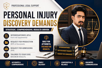 draft personal injury discovery demands