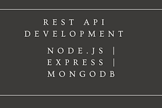 build a rest API with nodejs, express, and mongodb