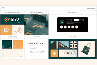 design a modern logo and brand identity for startups