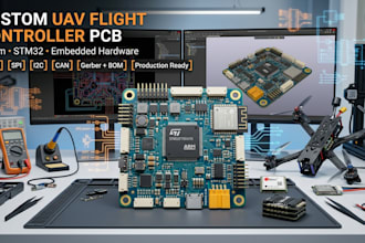 design uav drone flight controller pcb using altium