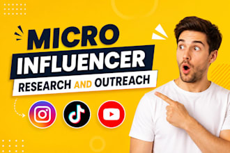 do micro influencer research and outreach for influencer marketing