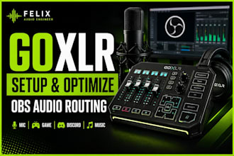 setup and optimize goxlr for obs audio routing