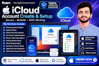 create and set up a secure icloud apple id account