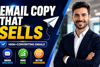 be your perfect email copywriter to write high converting email sales copies