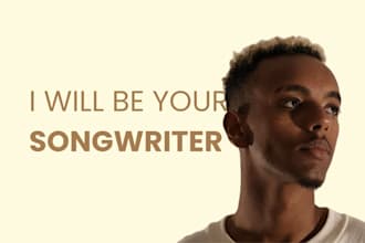 write cinematic storytelling lyrics for your song