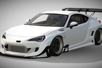 design rc car bodies, race car aero parts and vacuum forming cad models