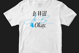design custom quote and typography t shirts