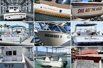 design professional modern boat, yacht, and ship logo