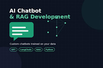 build a custom ai chatbot with rag