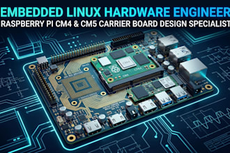 design embedded linux carrier board for raspberry pi cm4 cm5