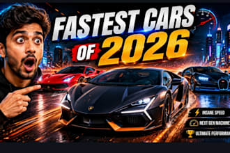 design eye catching youtube thumbnail with high CTR